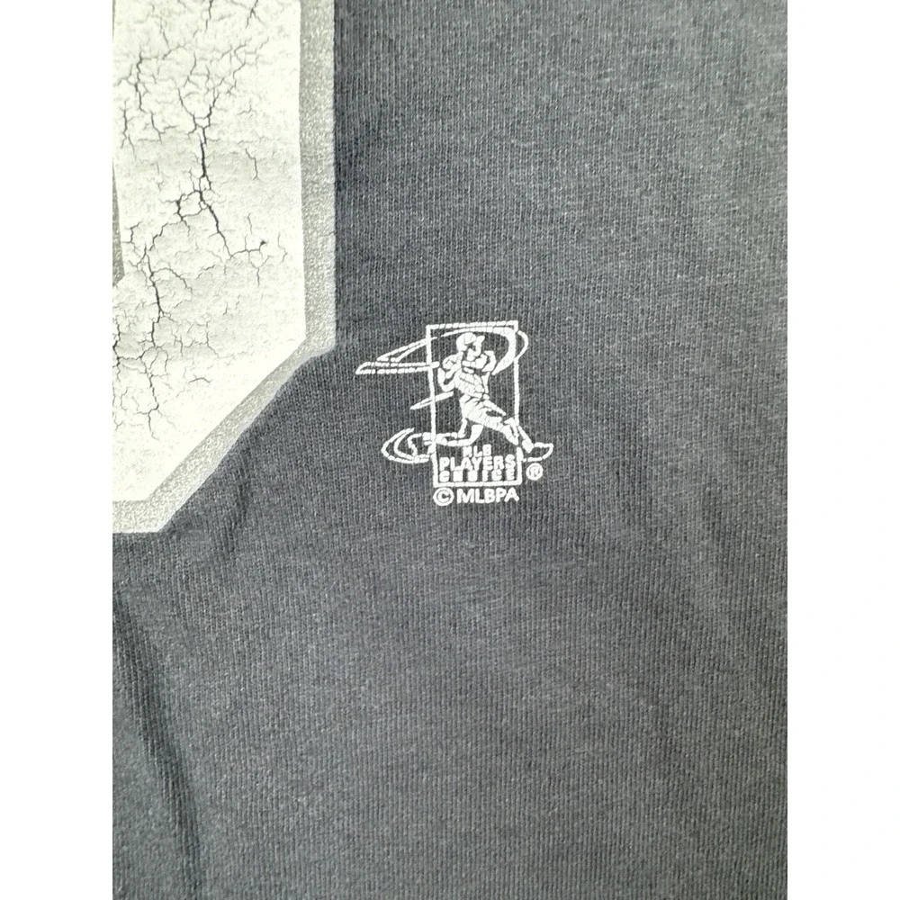 Vintage Chicago White Sox John Garland 20 Shirt MLB Majestic Black Tee Large